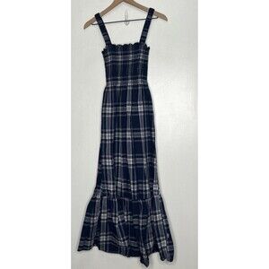 Hill House Home The Nap Dress Small Dark Blue Coastal Preppy Sleeveless NWOT